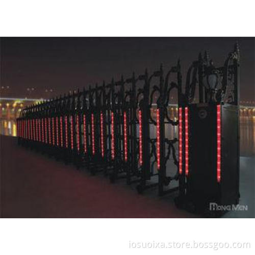 Neon Tube Remote Control Automatic Electric Entrance Gates